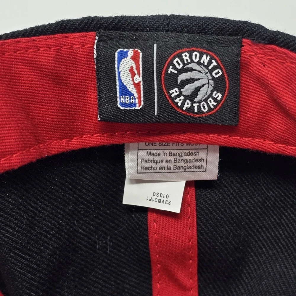 Adidas Toronto Raptors Youth Snapback Hat Black Red NBA Basketball Cap OSFM